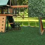 Playground Recycled Rubber Mulch Green 72.5-75 cu ft