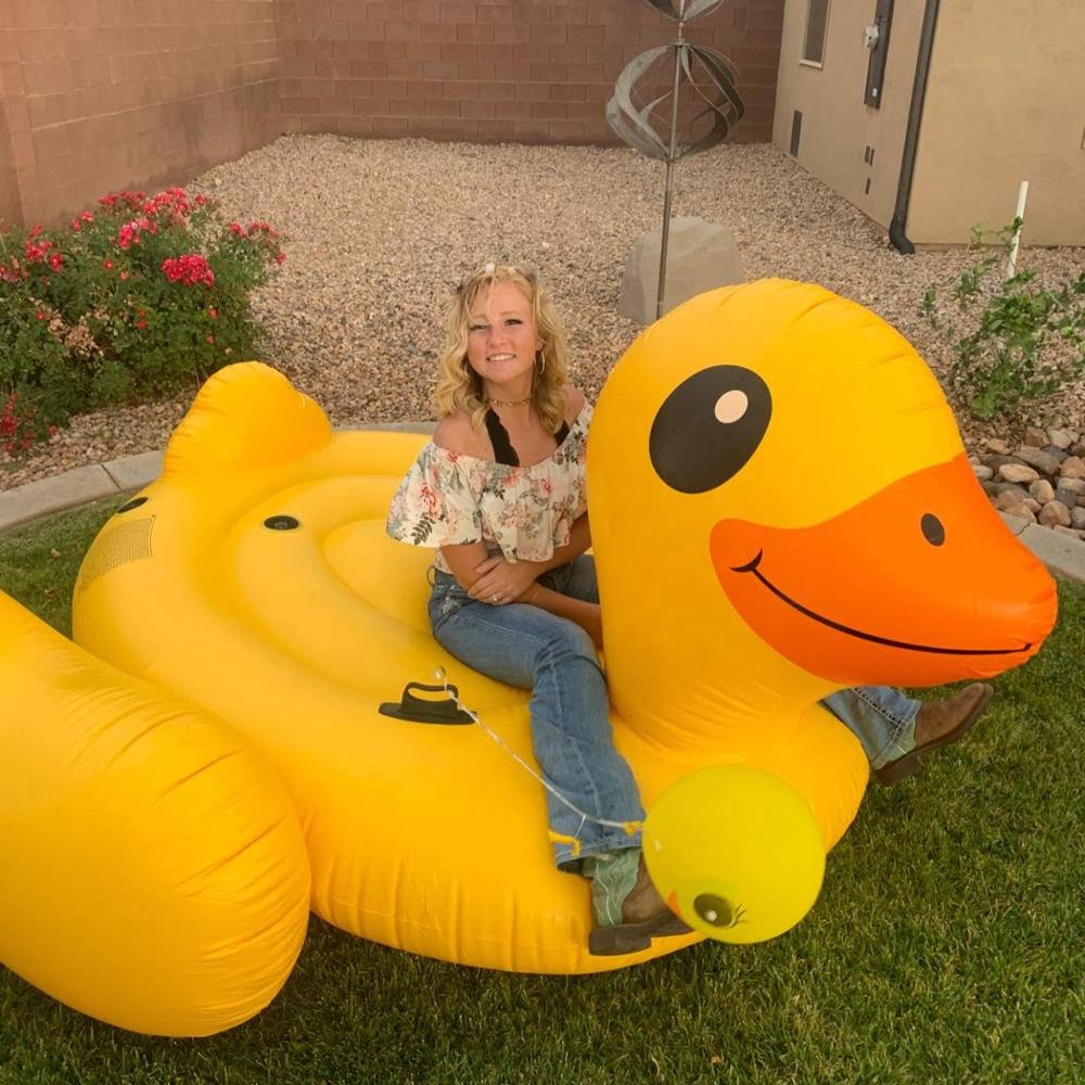 inflatable duck ring