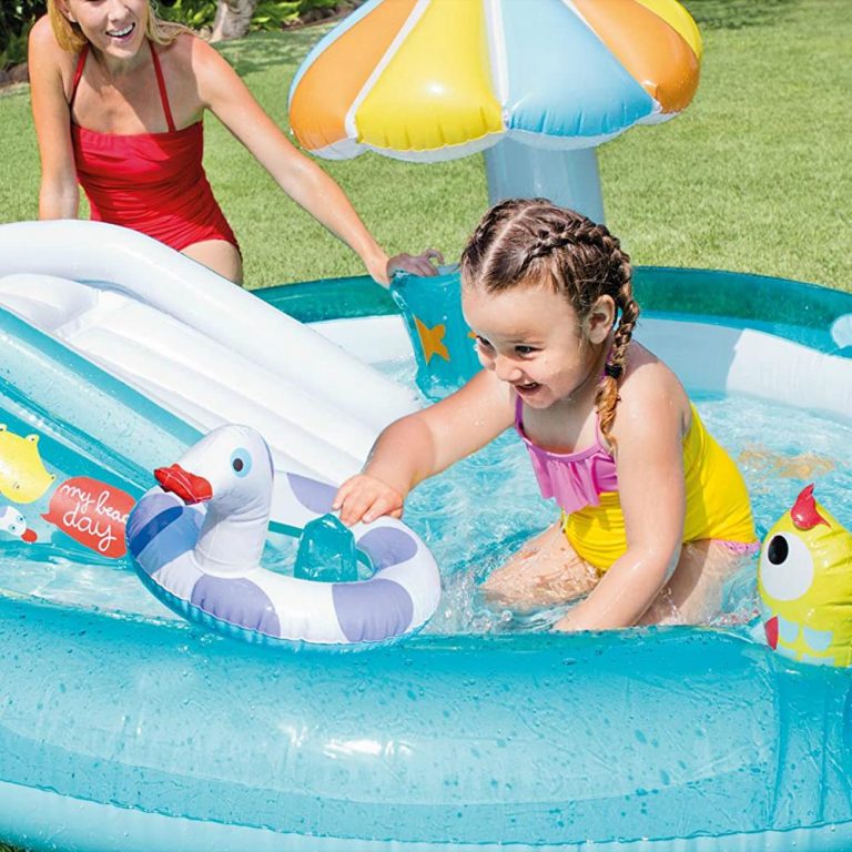 intex gator inflatable play center