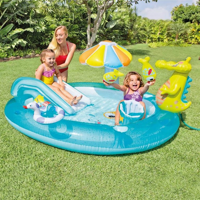 intex gator inflatable play center