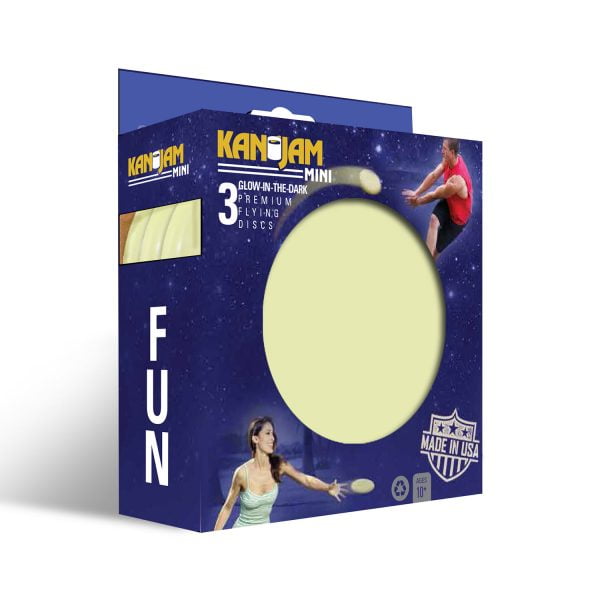 KanJam Mini Glow Discs - 3 Pack
